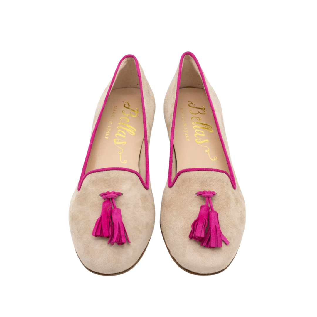 Classic Tassel Loafer Cipria-Fancy