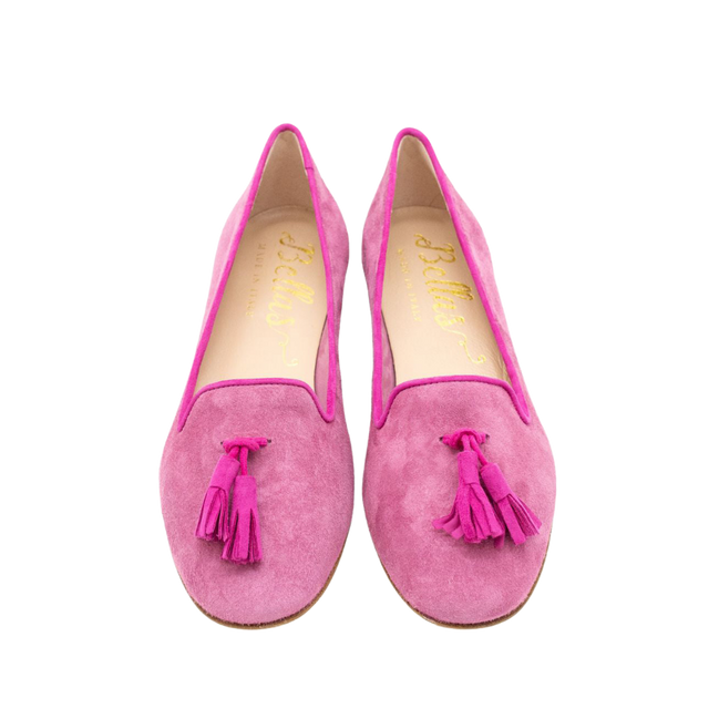 Classic Tassel Loafer Confetti-Fuxia