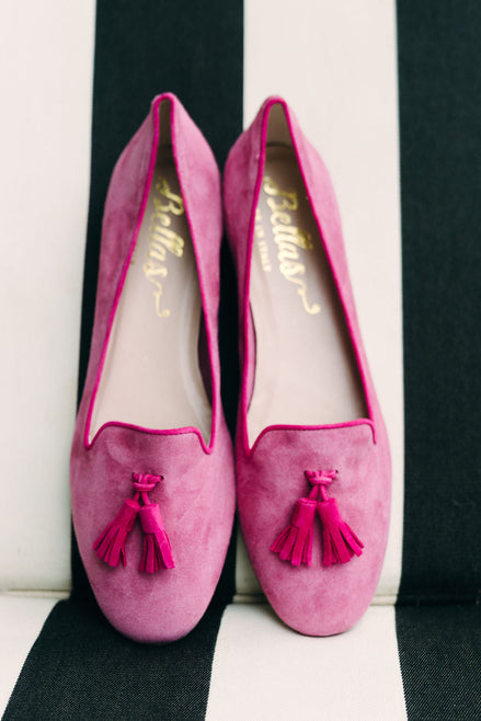 Classic Tassel Loafer Confetti-Fuxia