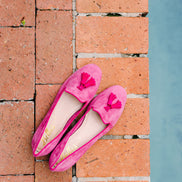 Classic Tassel Loafer Confetti-Fuxia