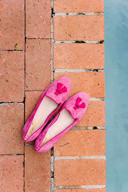 Classic Tassel Loafer Confetti-Fuxia