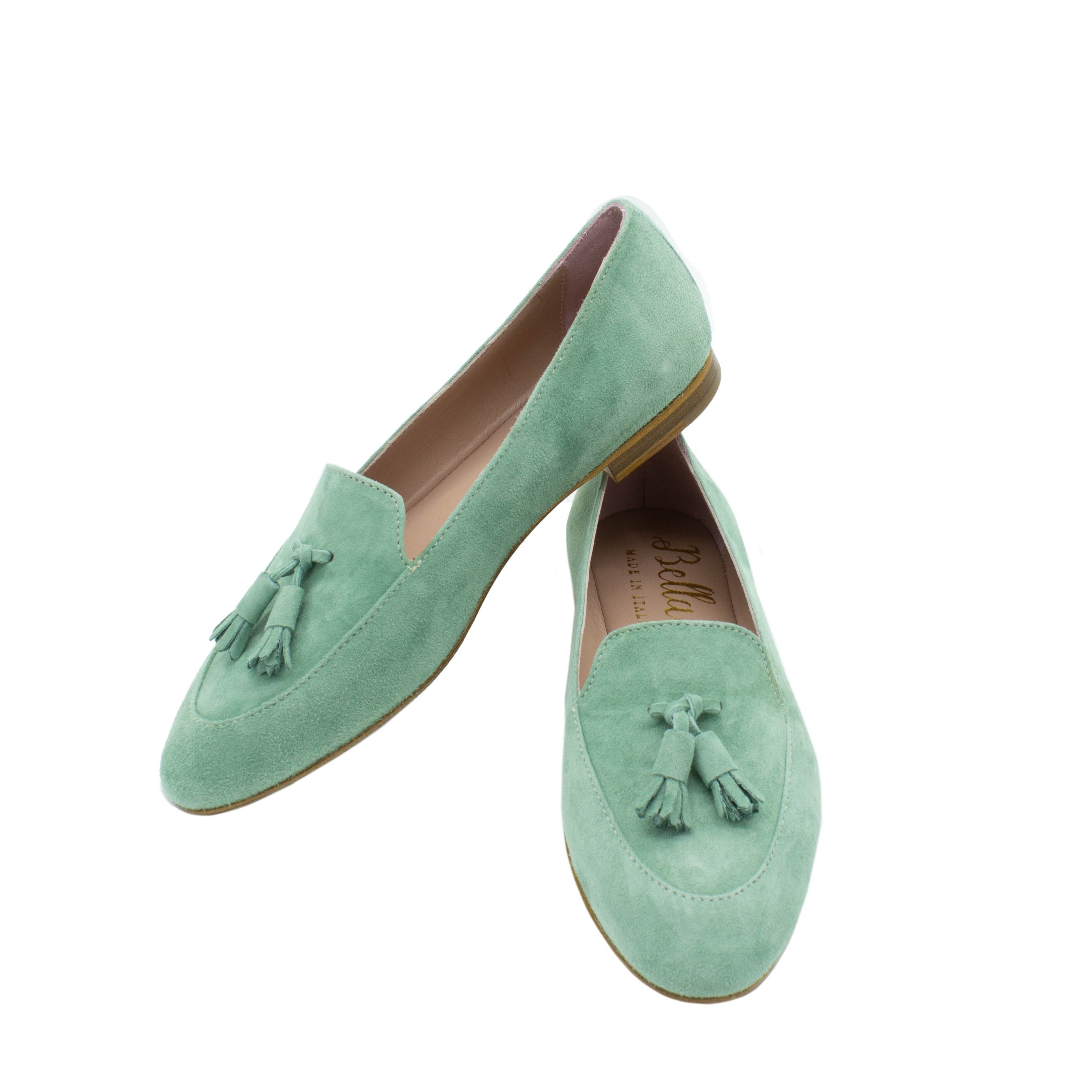 Deluxe Tassel Loafer Aqua