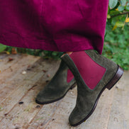 Chelsea Boots Verde - Bordeaux
