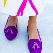 Classic Tassel Loafer Porpora - Antico