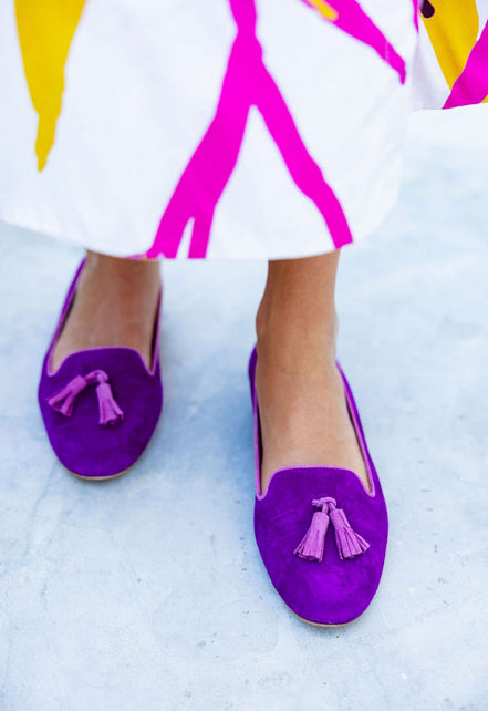 Classic Tassel Loafer Porpora - Antico