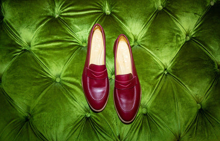 Penny Loafer Bordo