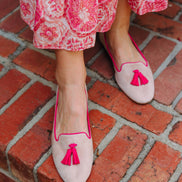 Classic Tassel Loafer Cipria-Fancy