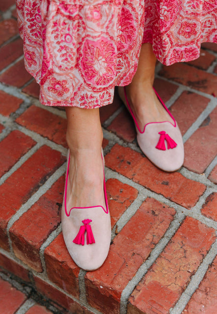 Classic Tassel Loafer Cipria-Fancy
