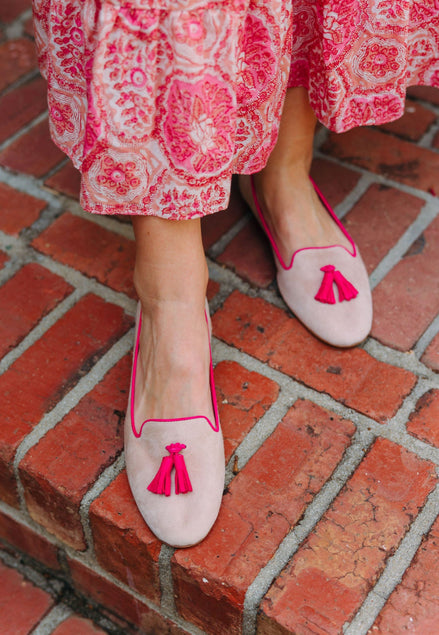 Classic Tassel Loafer Cipria-Fancy