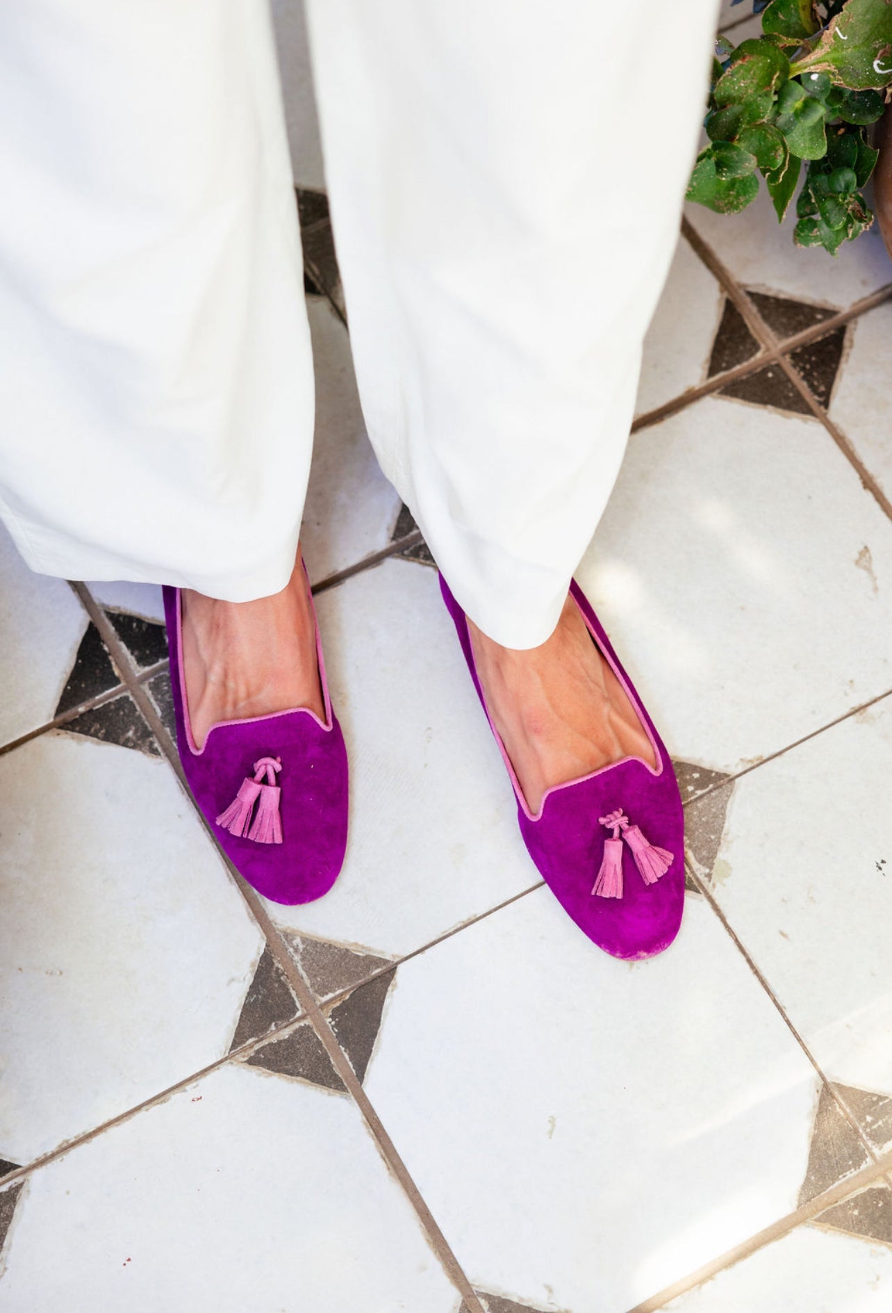 Classic Tassel Loafer Porpora - Antico