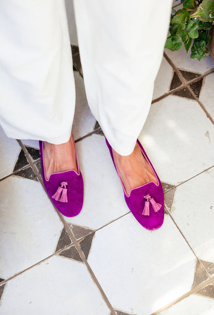 Classic Tassel Loafer Porpora - Antico