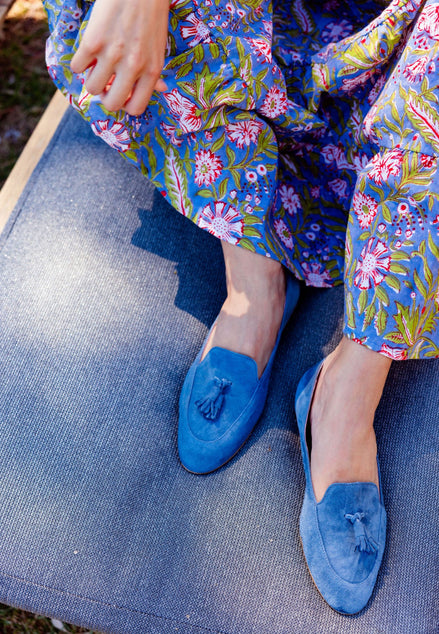 Deluxe Tassel Loafer Denim