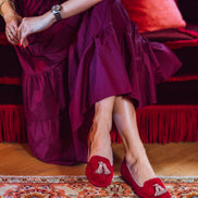 Classic Tassel Loafer Bordeaux - Dusty Rose
