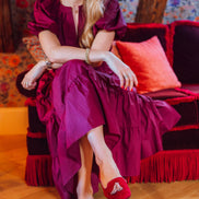 Classic Tassel Loafer Bordeaux - Dusty Rose