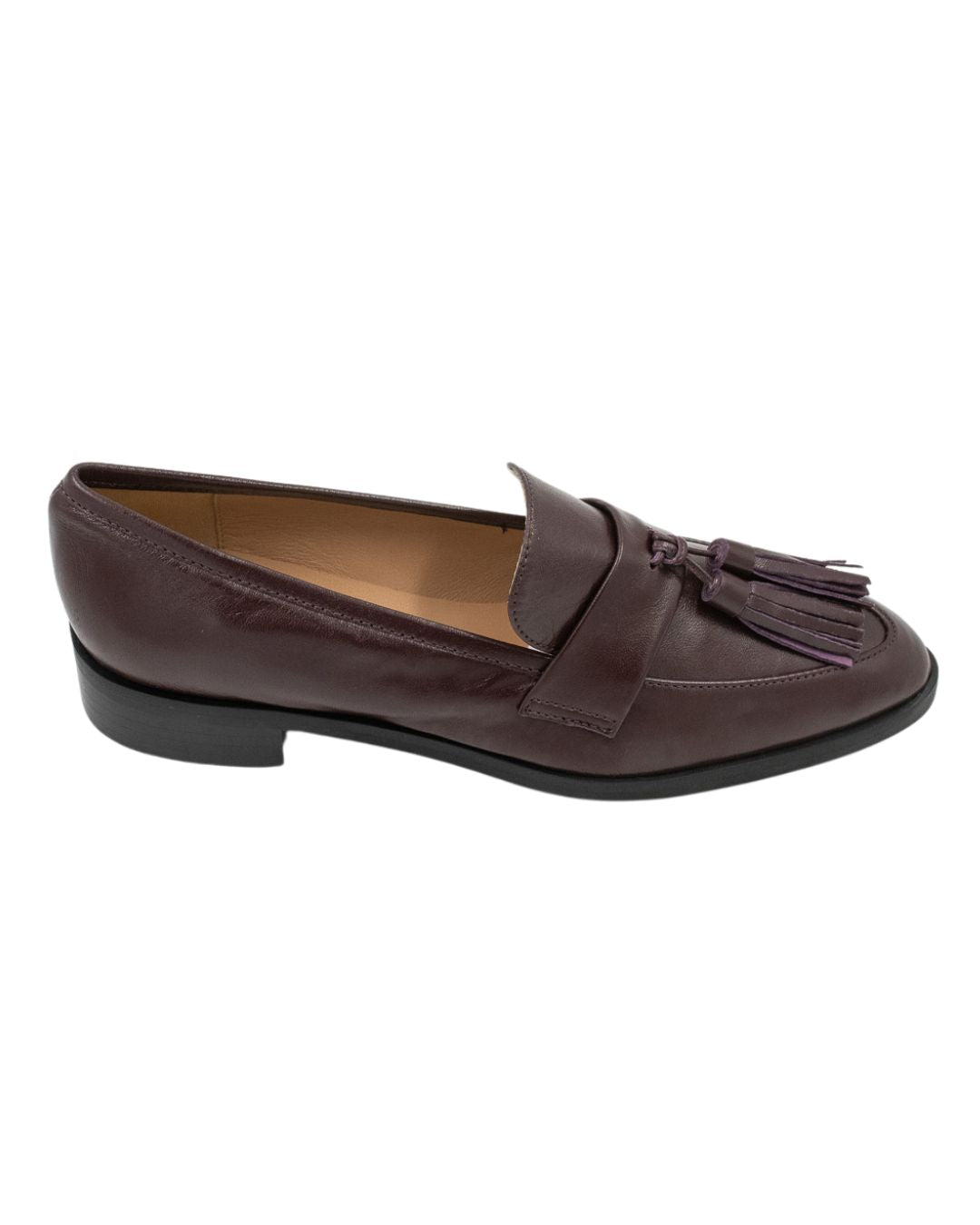 Deluxe Tassel Loafer Pointy Grape Glossy