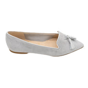 Pointy Tassel Loafer Grey-Berg Wash Argento (short tassel)