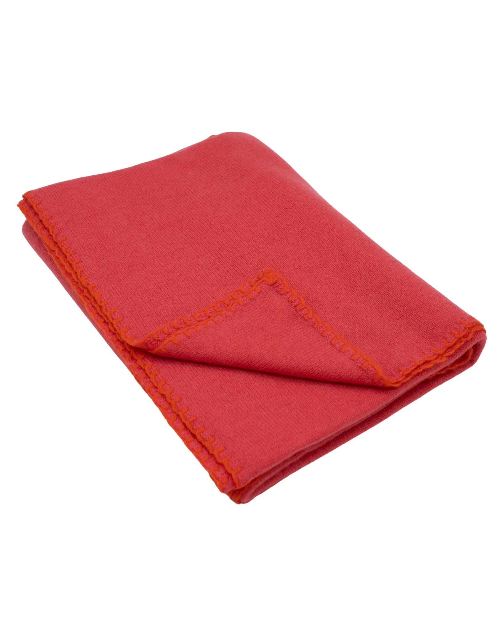 Cashmere Scarf Hibiscus-Fresh Zest
