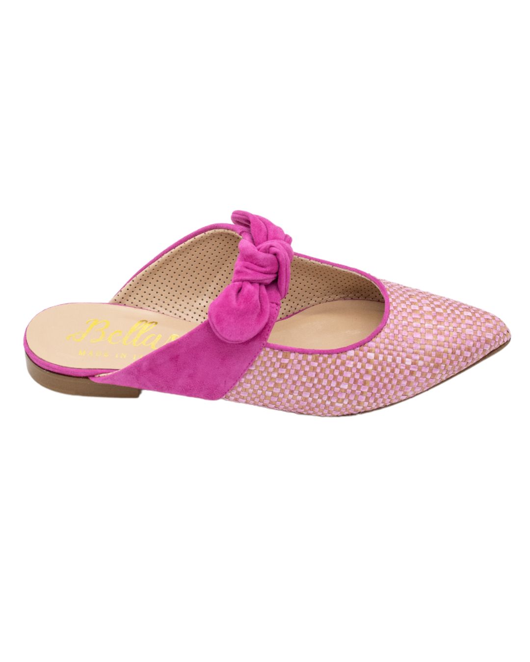 Hot Pink Bast Mules