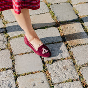 Classic Tassel Loafer Bordeaux - Dusty Rose