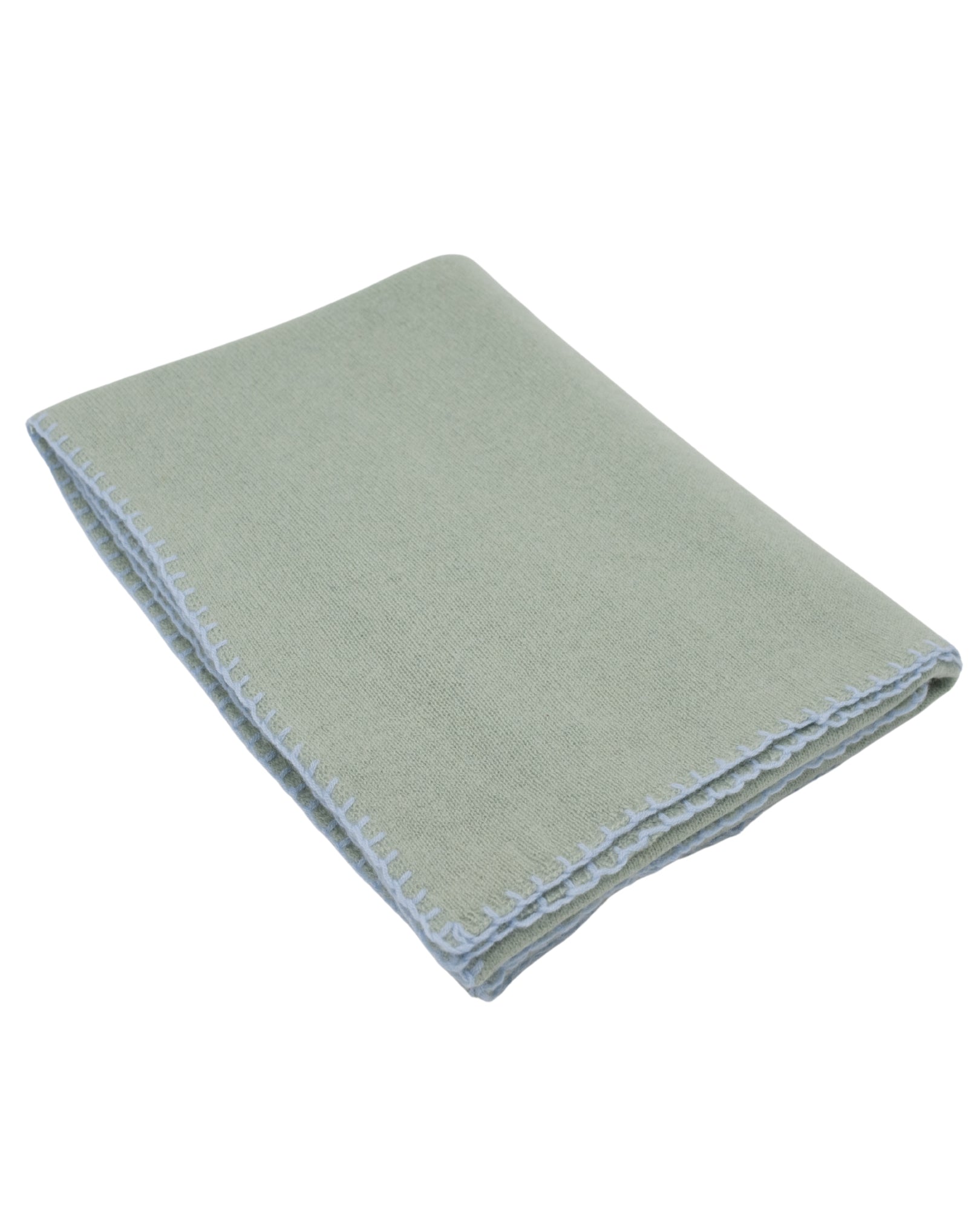 Cashmere Scarf Kitchen Green-Dusty Blue