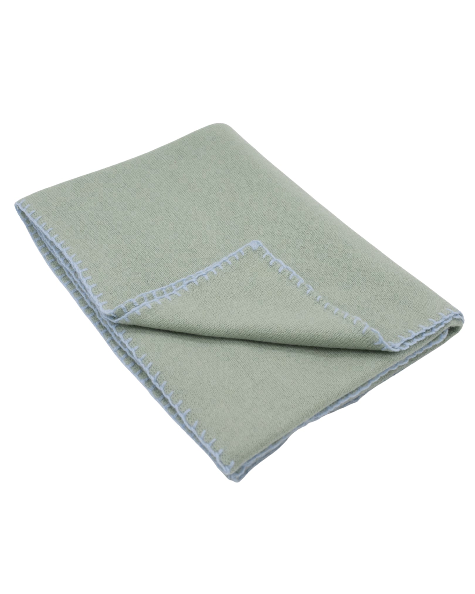 Cashmere Scarf Kitchen Green-Dusty Blue