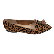 Pointy Tassel Loafer Leopardino Cognac - Chestnut (short tassel)