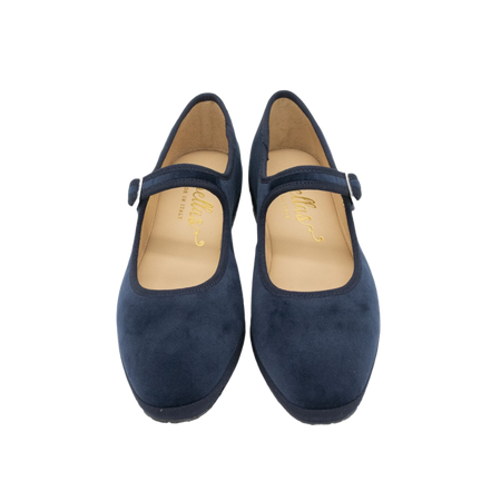 Mary Jane Furlane Velluto Bleu