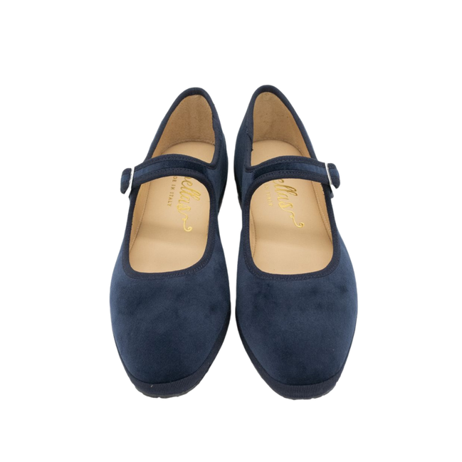 Mary Jane Furlane Velluto Bleu