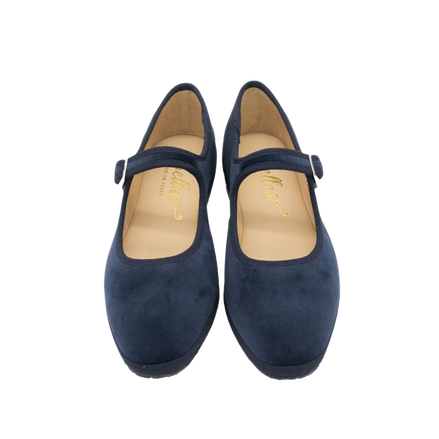 Mary Jane Furlane Velluto Bleu