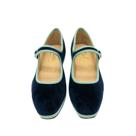 Mary Jane Furlane Velluto Blue