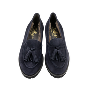 London Tassel Loafer Navy lined