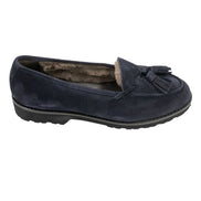 London Tassel Loafer Navy lined