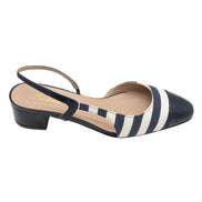 Navy Stripes Slingback