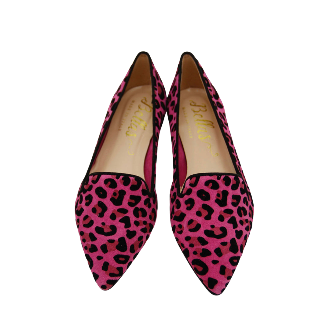 Pointy Leopardino Fuxia