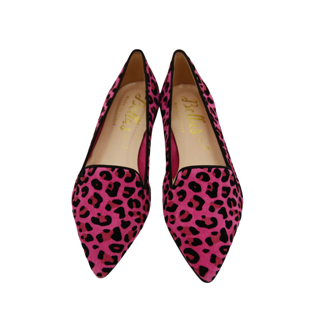 Pointy Leopardino Fuxia