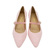 Pointy Mary Jane Tweed Caramella