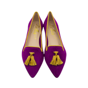 Pointy Tassel Loafer Porpora - Limonata (short tassel)