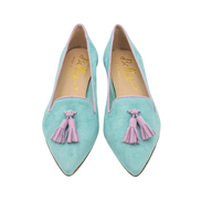 Pointy Tassel Loafer Serenity - Rose Petal (short tassel)