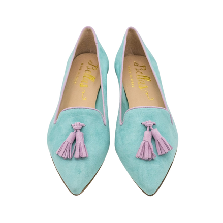Pointy Tassel Loafer Serenity - Rose Petal (short tassel)