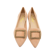 Pointy with Crystal Buckle Phard - Bronze