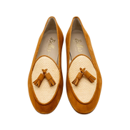 Raffia Tassel Loafer Cuero