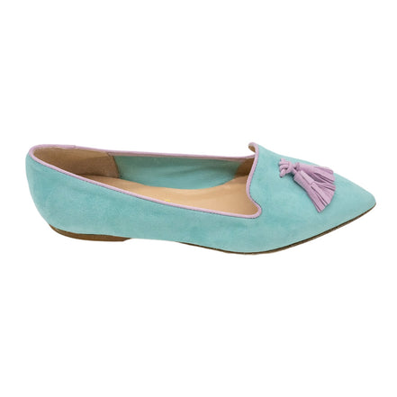 Pointy Tassel Loafer Serenity - Rose Petal (short tassel)