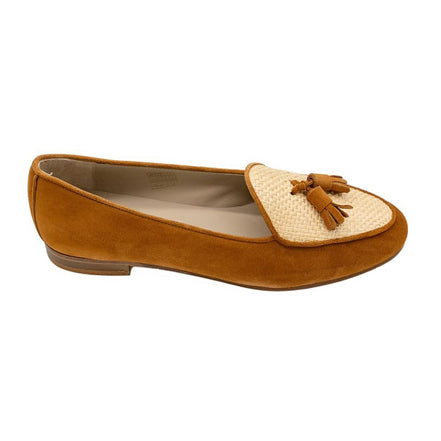 Raffia Tassel Loafer Cuero
