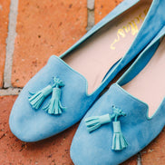 Classic Tassel Loafer Turq-Serenity