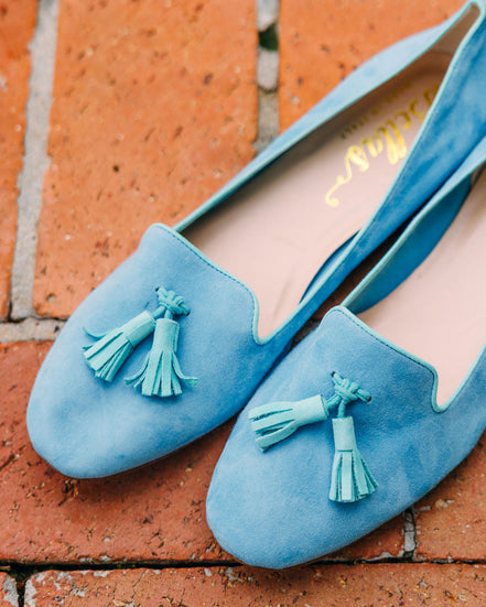 Classic Tassel Loafer Turq-Serenity