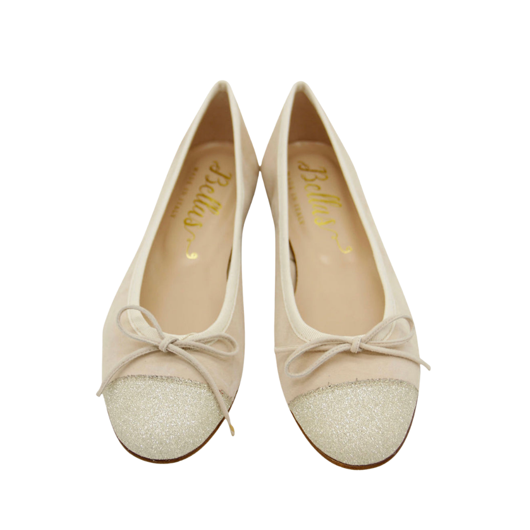 Two-tone Ballerina Kiss - Glitter Panna
