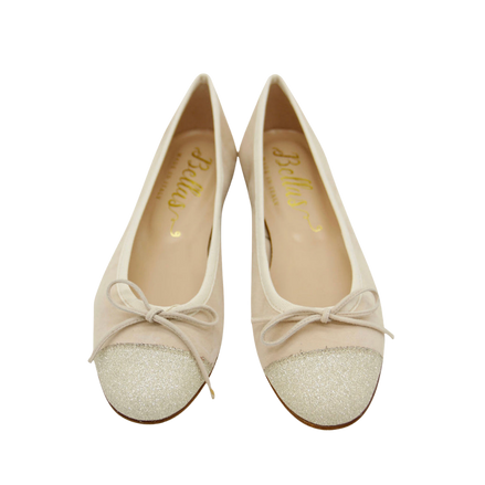 Two-tone Ballerina Kiss - Glitter Panna