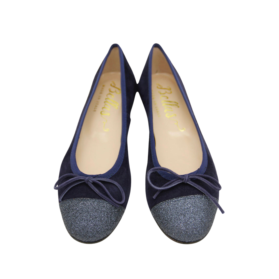 Two-tone Ballerina Navy - Glitter Navy
