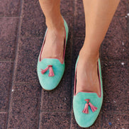 Classic Tassel Loafer Saila Corallo
