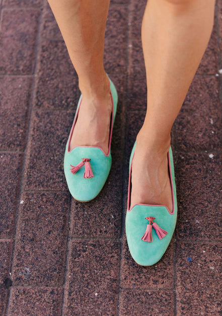 Classic Tassel Loafer Saila Corallo
